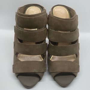 Jessica Simpson | size 6.5 | 4 inches high strappy wedges